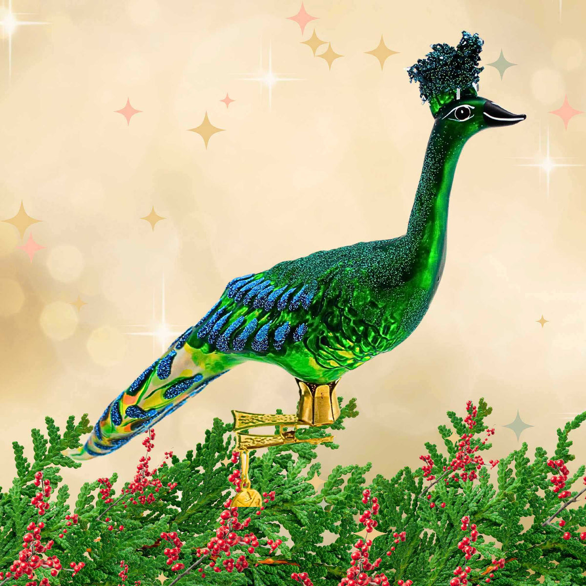 Morawski Lady Peacock Clip-On - - SBKGifts.com