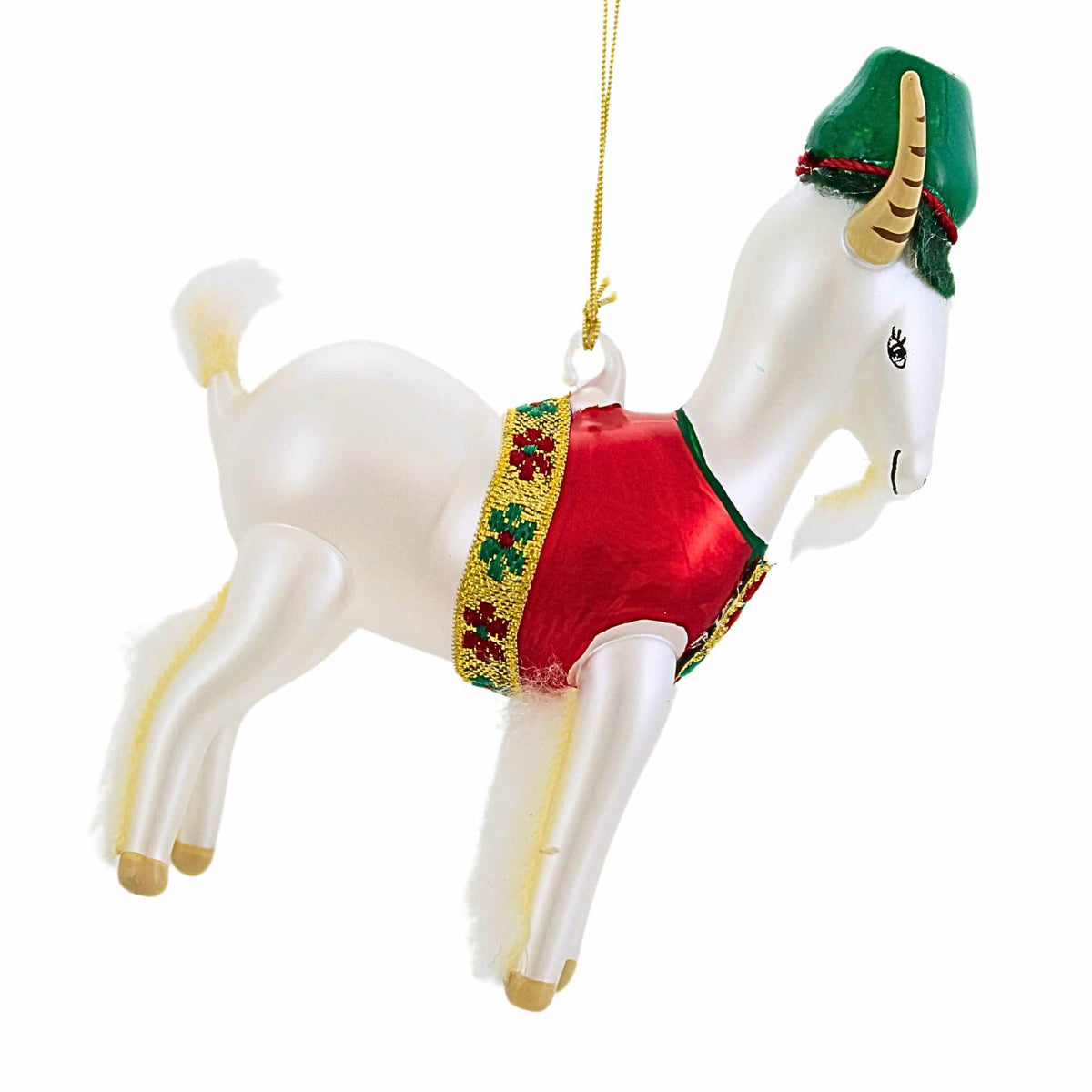 De Carlini Italian Ornaments Gustavo The Goat - - SBKGifts.com