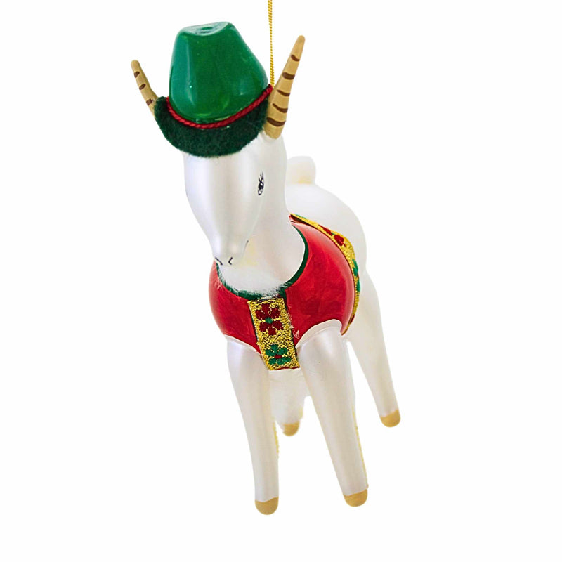 De Carlini Italian Ornaments Gustavo The Goat - - SBKGifts.com