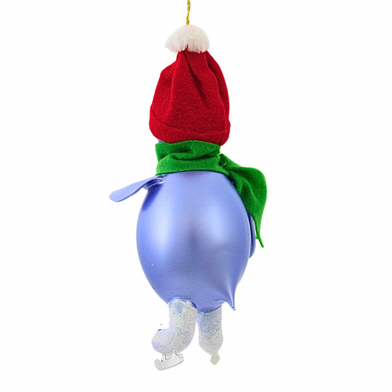 De Carlini Italian Ornaments Frostino Artic Skater - - SBKGifts.com