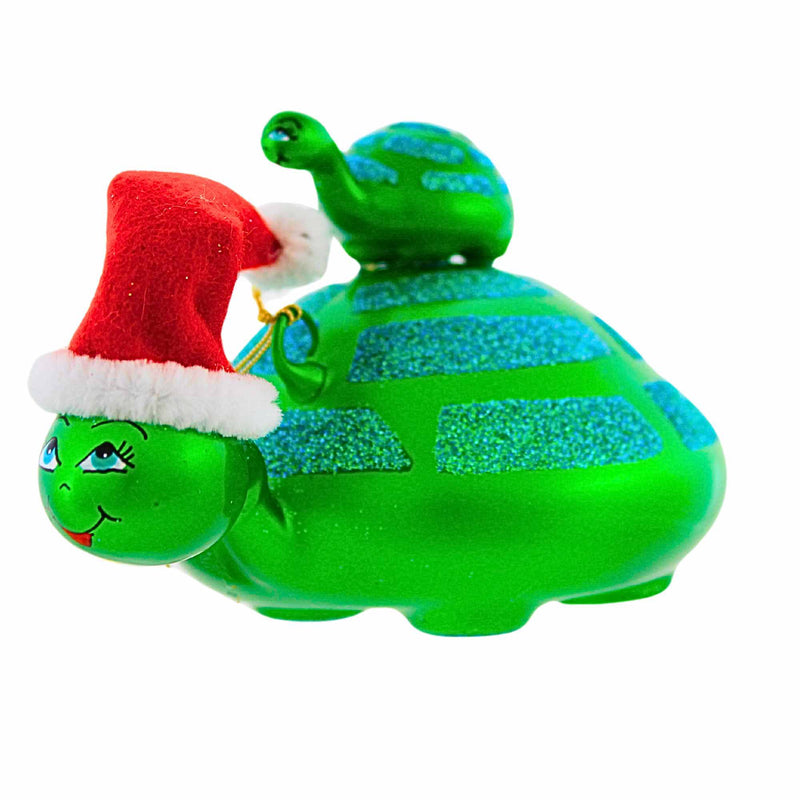 De Carlini Italian Ornaments Shelldon Claus & Tippy - - SBKGifts.com