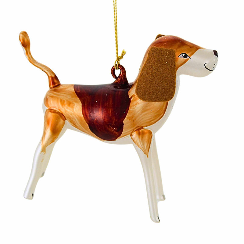 De Carlini Italian Ornaments Benny Biscuit The Beagle - - SBKGifts.com