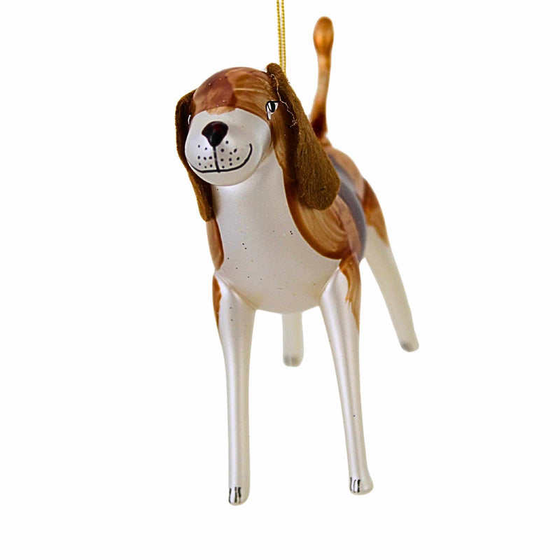 De Carlini Italian Ornaments Benny Biscuit The Beagle - - SBKGifts.com