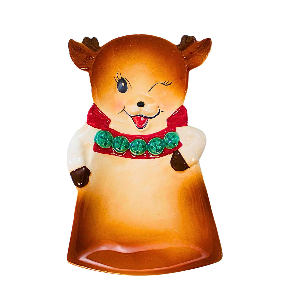 Transpac Christmas Characters Tidbit Plates - - SBKGifts.com
