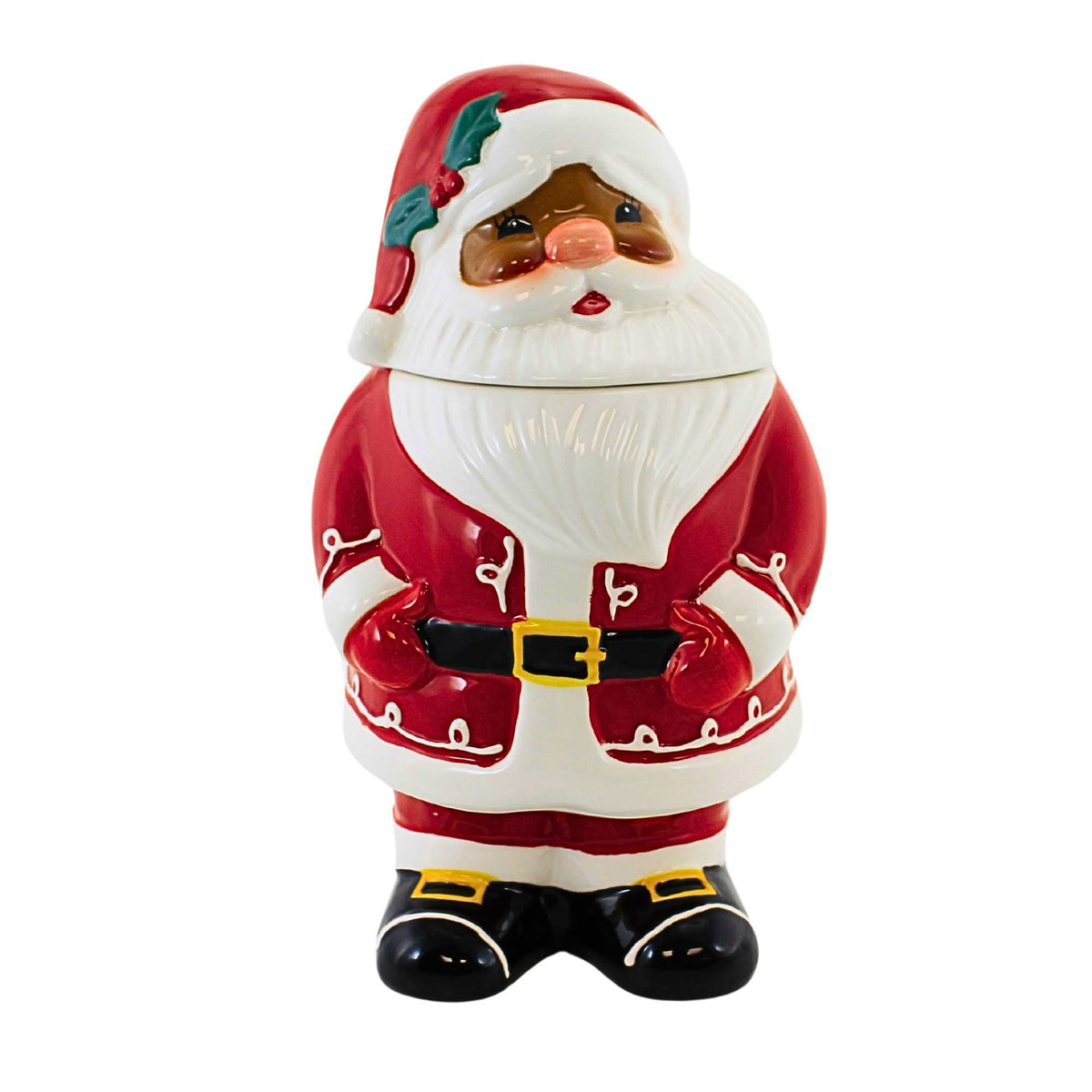(63502) Cheery Santa Cookie Jar