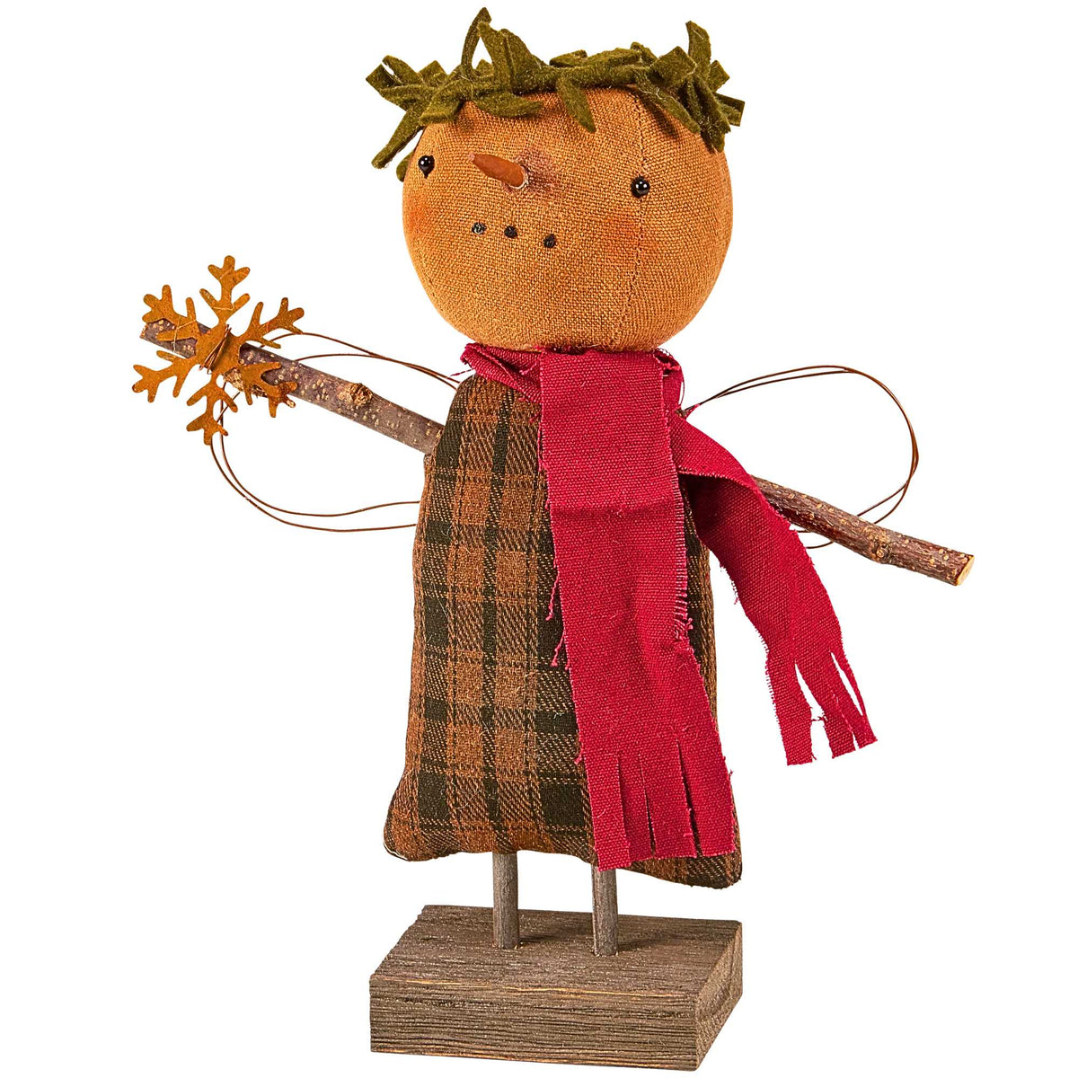 (63539) Angela Snowflake Snowman Doll