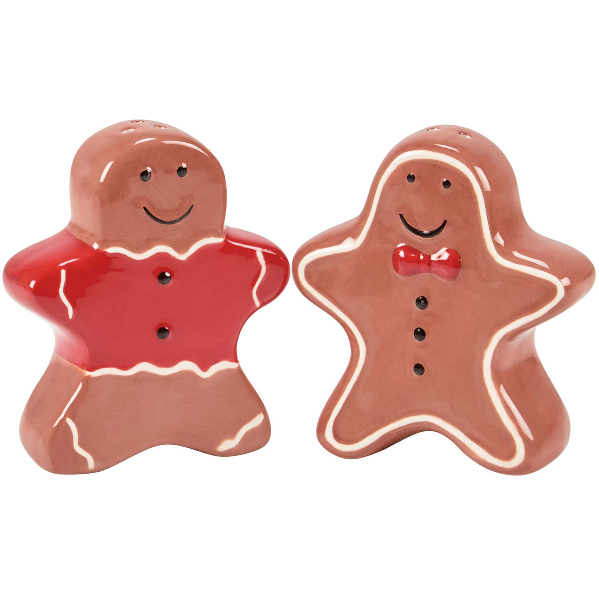 (63540) Gingerbread Salt & Pepper Shakers Set