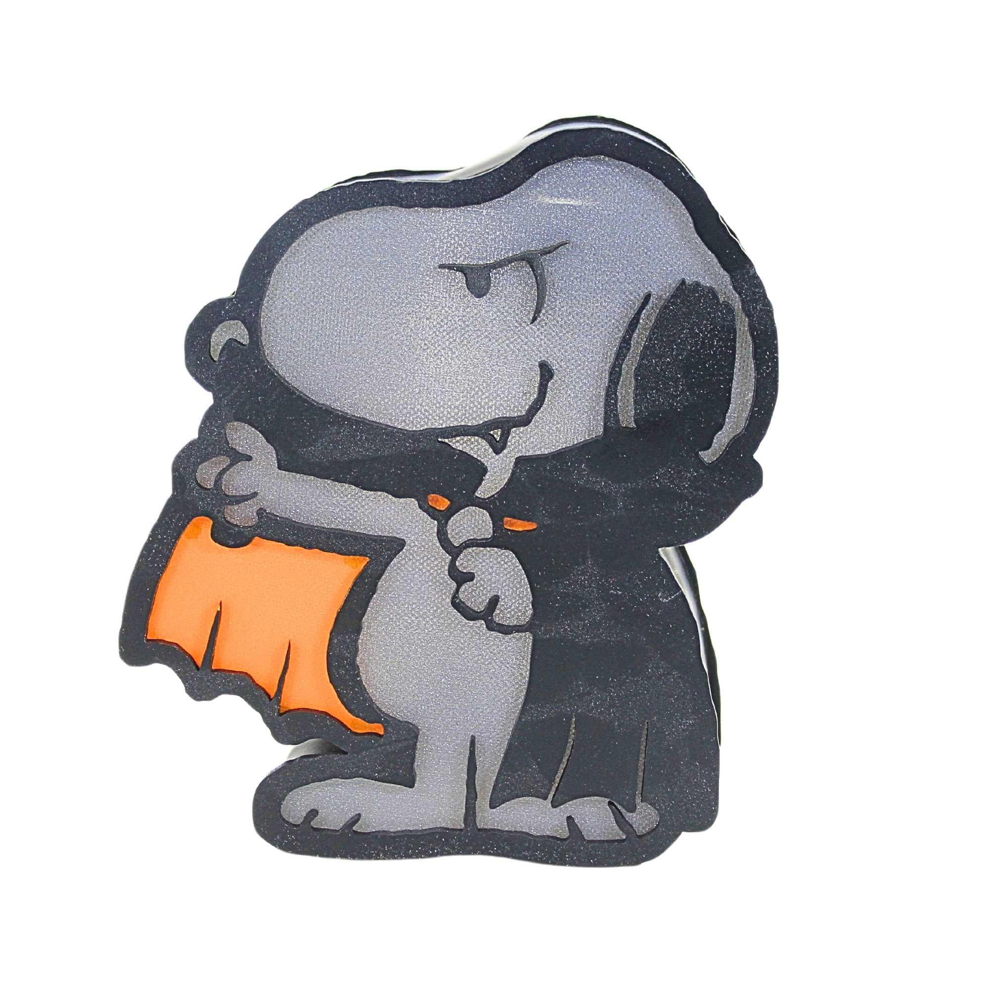 Roman 7.25In Snoopy Vampire Lighted, Mdf (Medium-Density