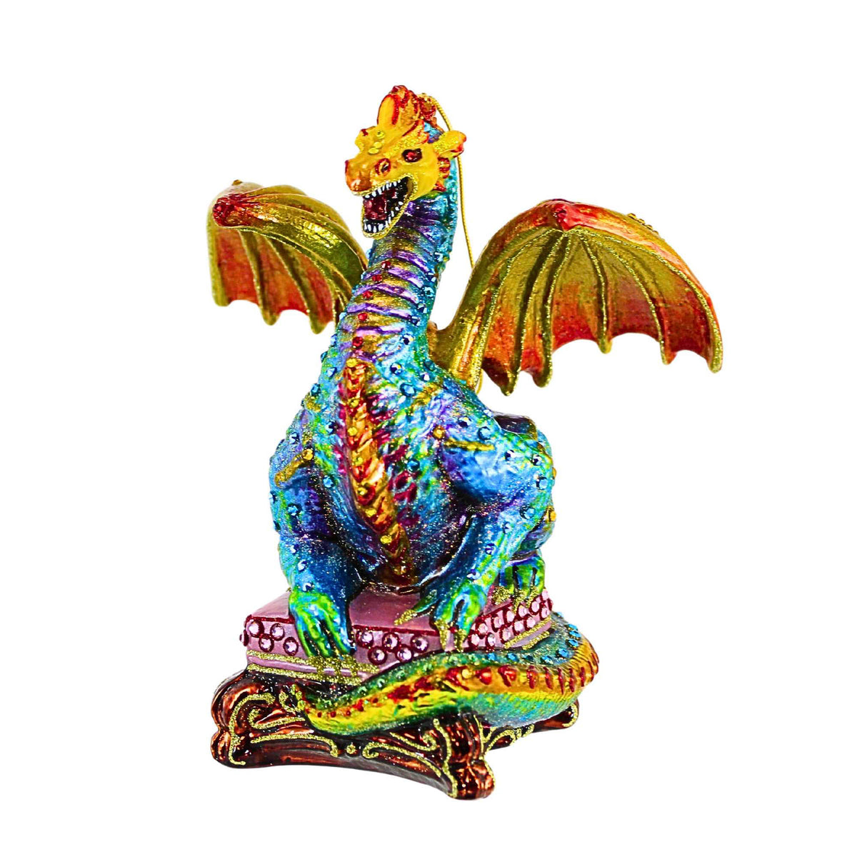 (63575) Turquoise Dragon Ornament