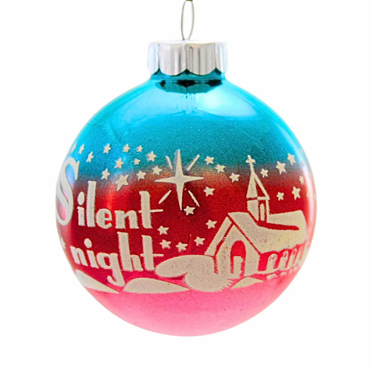 Christopher Radko Cc Flocked Rounds - - SBKGifts.com