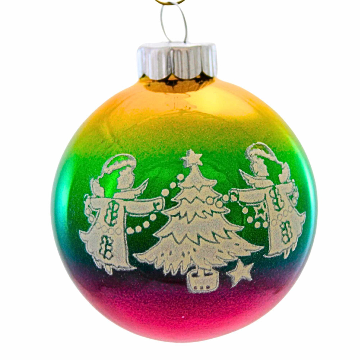 Christopher Radko Flocked Rounds Cc - - SBKGifts.com