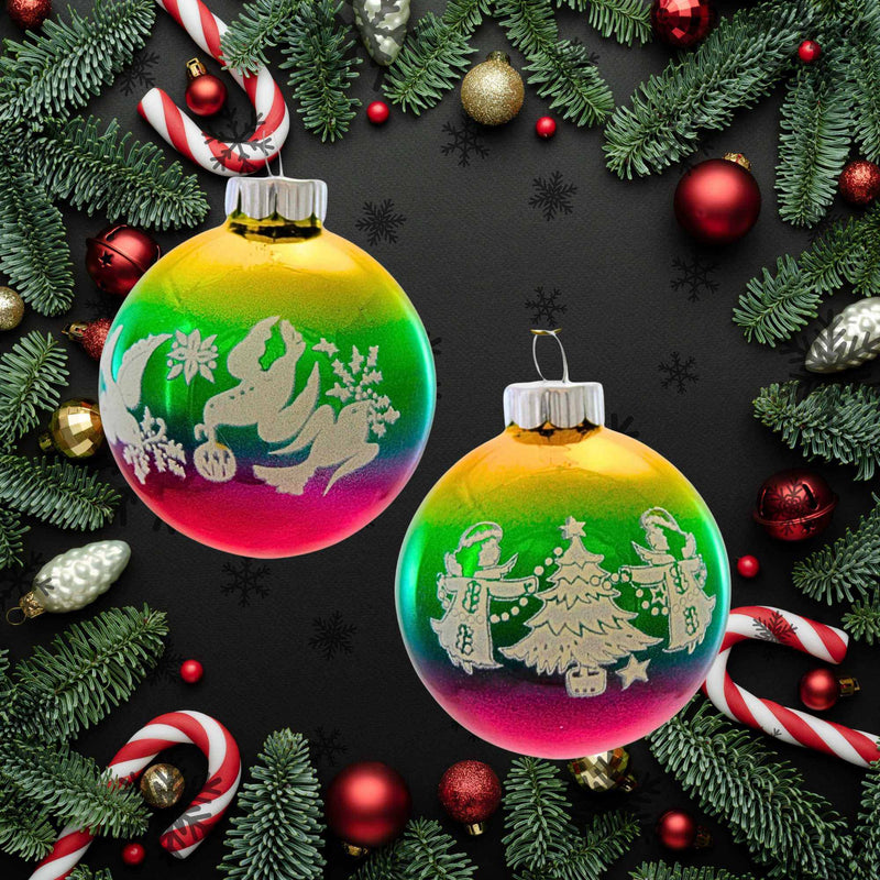 Christopher Radko Flocked Rounds Cc - - SBKGifts.com