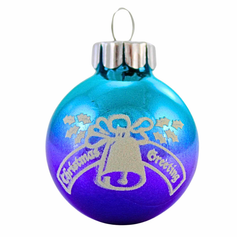 Christopher Radko Flocked Rounds - - SBKGifts.com