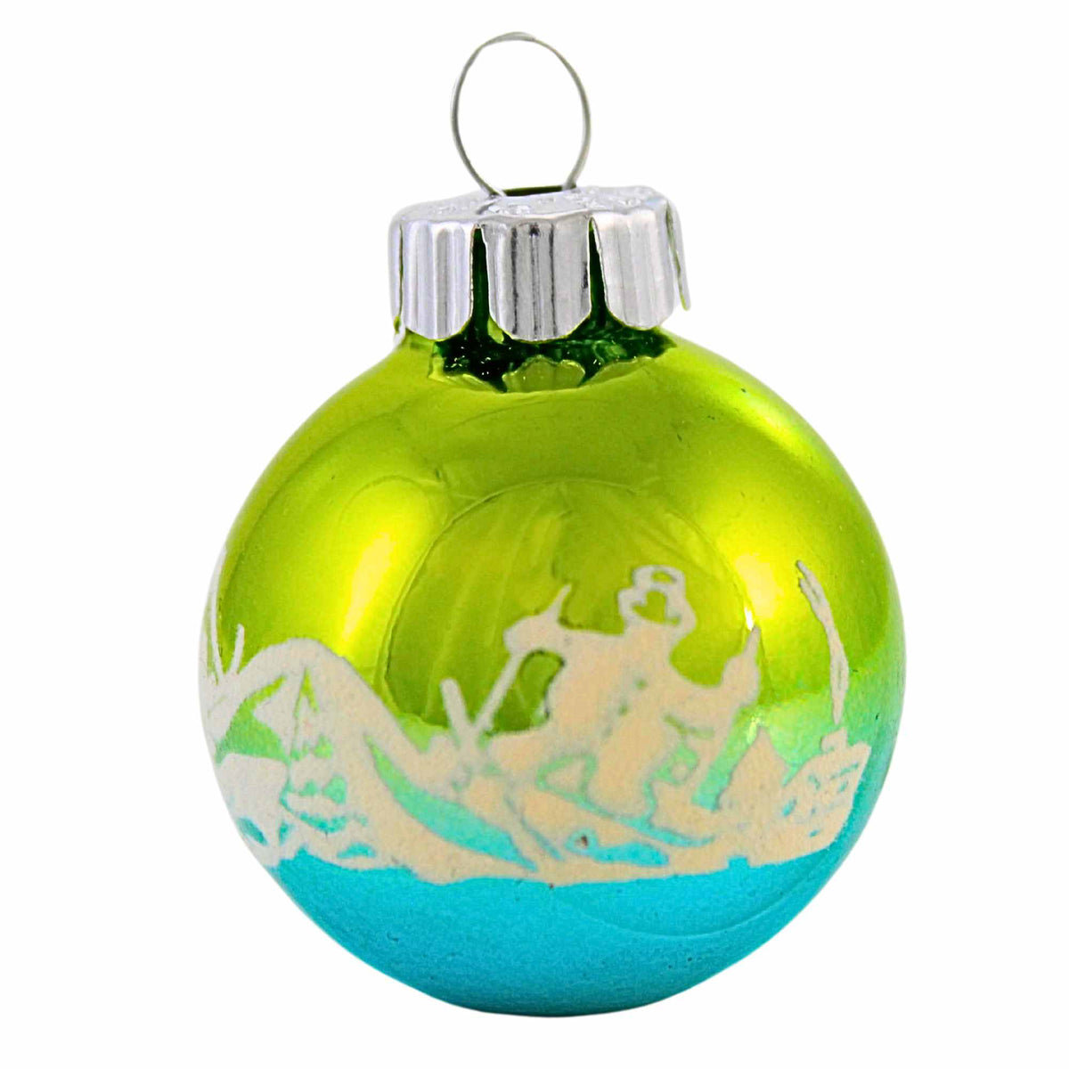 Christopher Radko Flocked Rounds - - SBKGifts.com