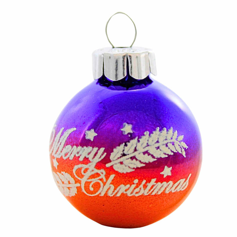 Christopher Radko Flocked Rounds - - SBKGifts.com