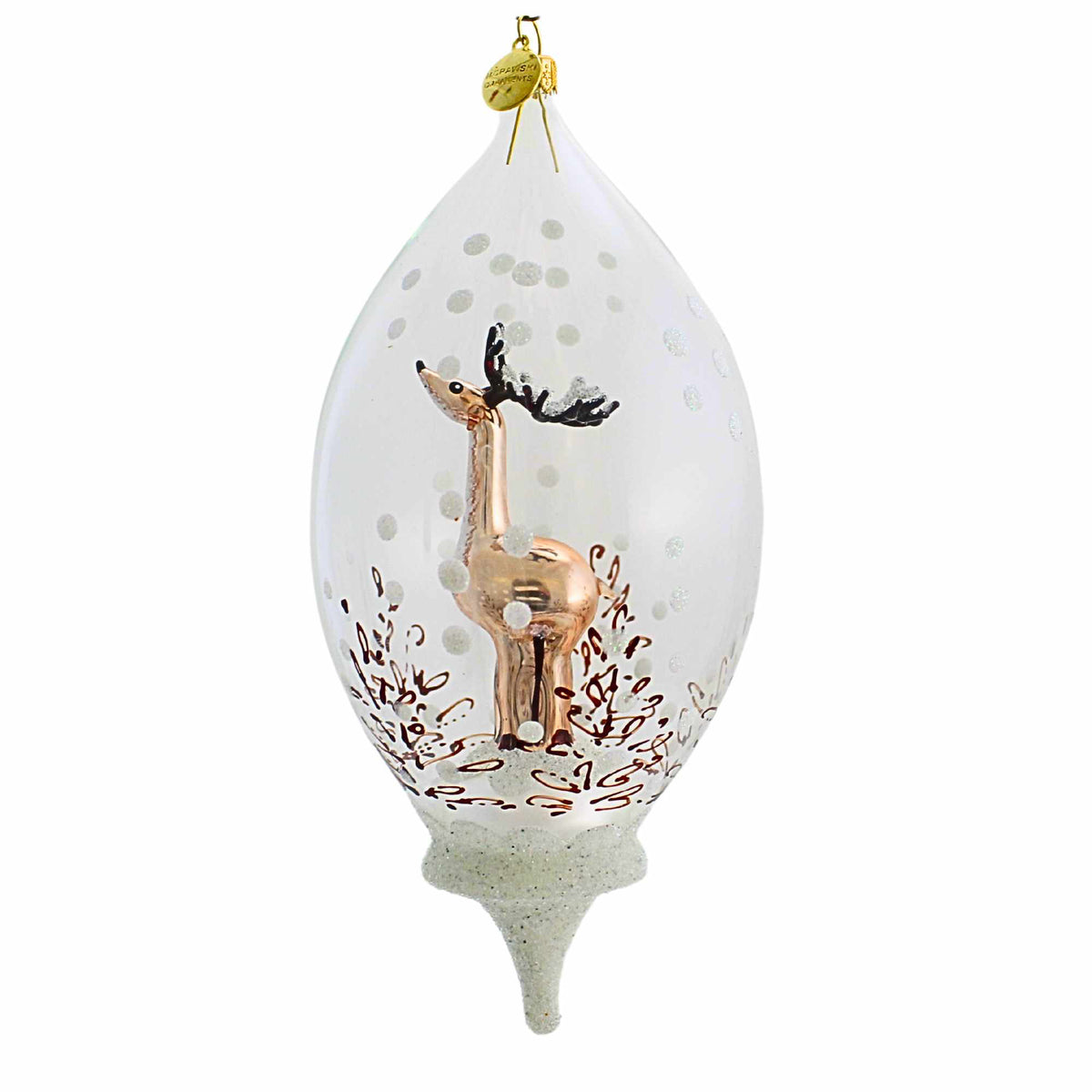 Morawski Reindeer In Drop Dome - - SBKGifts.com