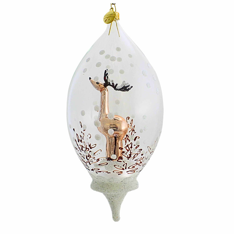 Morawski Reindeer In Drop Dome - - SBKGifts.com