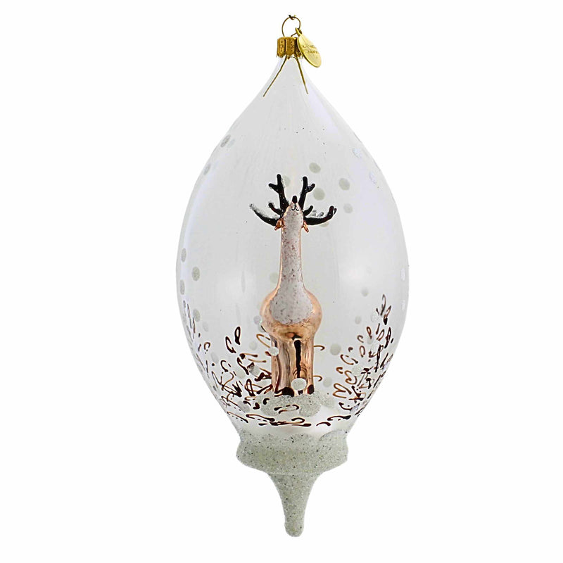 Morawski Reindeer In Drop Dome - - SBKGifts.com