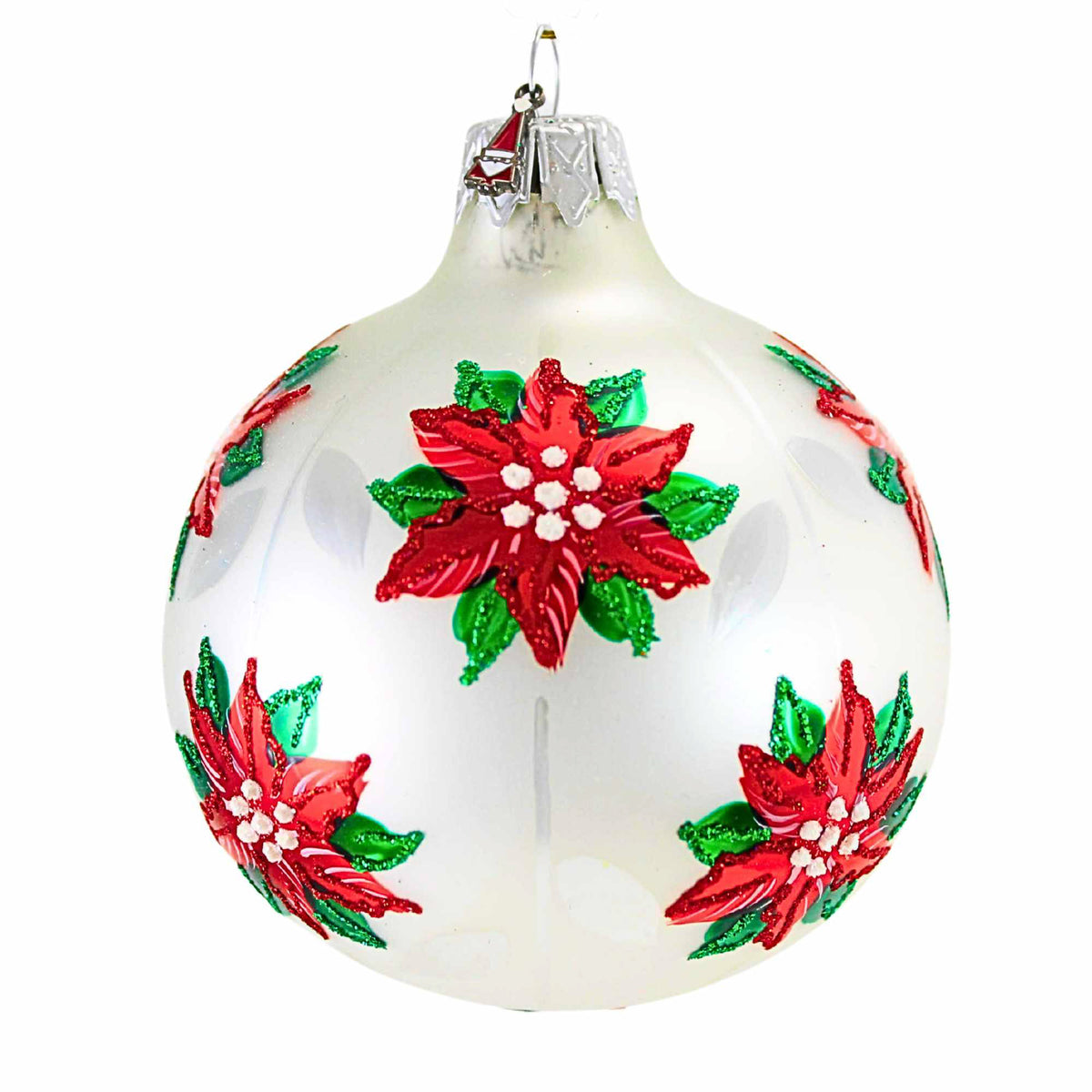 Santa Land Christmas Poinsettia Red S/3 - - SBKGifts.com