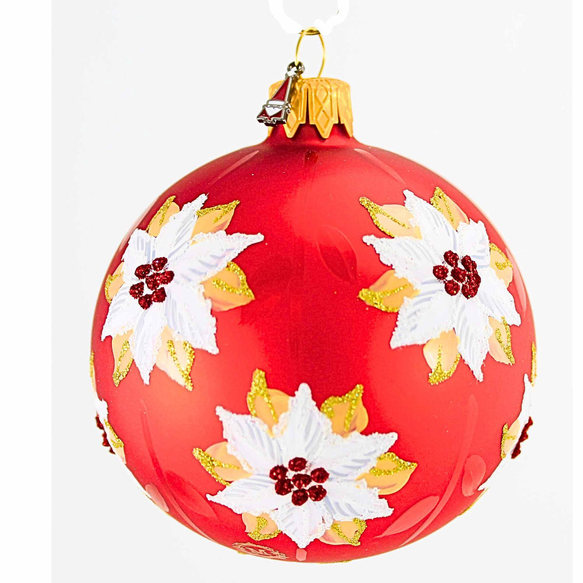 Santa Land Christmas Poinsettia Red S/3 - - SBKGifts.com