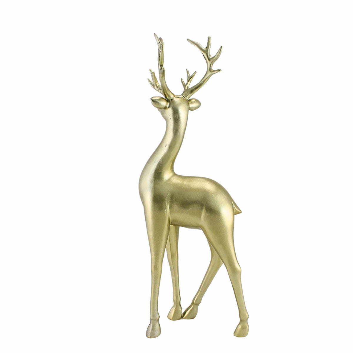 Transpac Gold Standing Reindeer - - SBKGifts.com