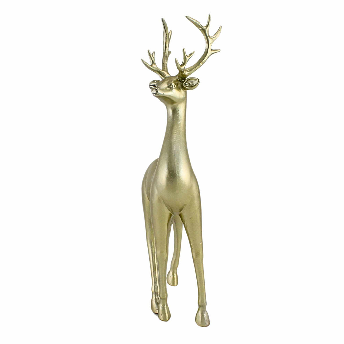 Transpac Gold Standing Reindeer - - SBKGifts.com