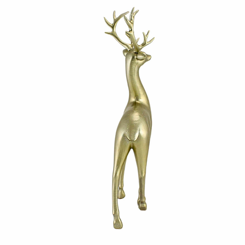 Transpac Gold Standing Reindeer - - SBKGifts.com