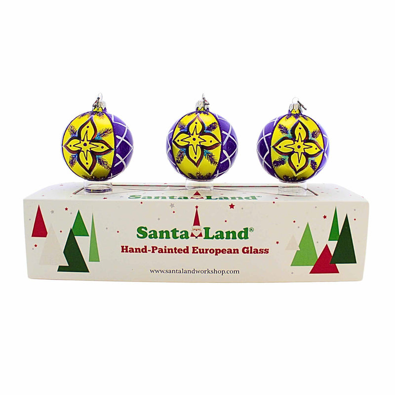 Santa Land Gold Fleur-De-Orleans - - SBKGifts.com
