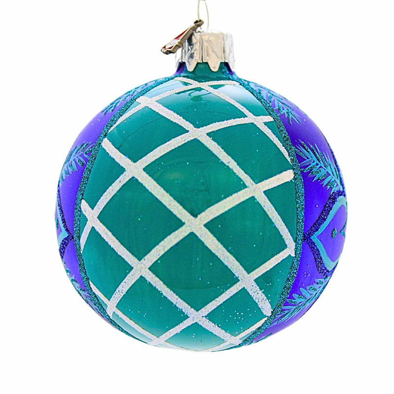 Santa Land Green Fleur-De-Orleans - - SBKGifts.com