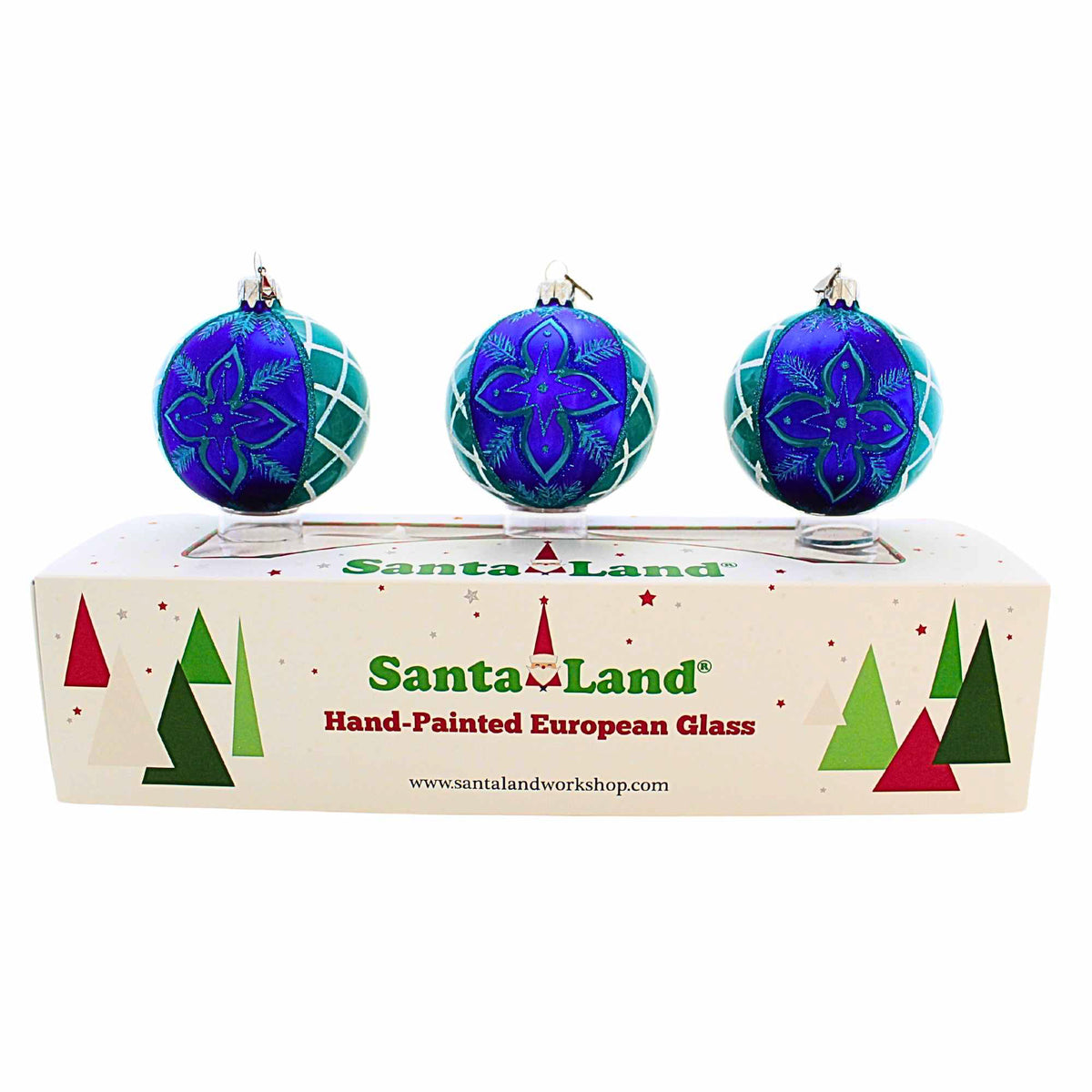 Santa Land Green Fleur-De-Orleans - - SBKGifts.com