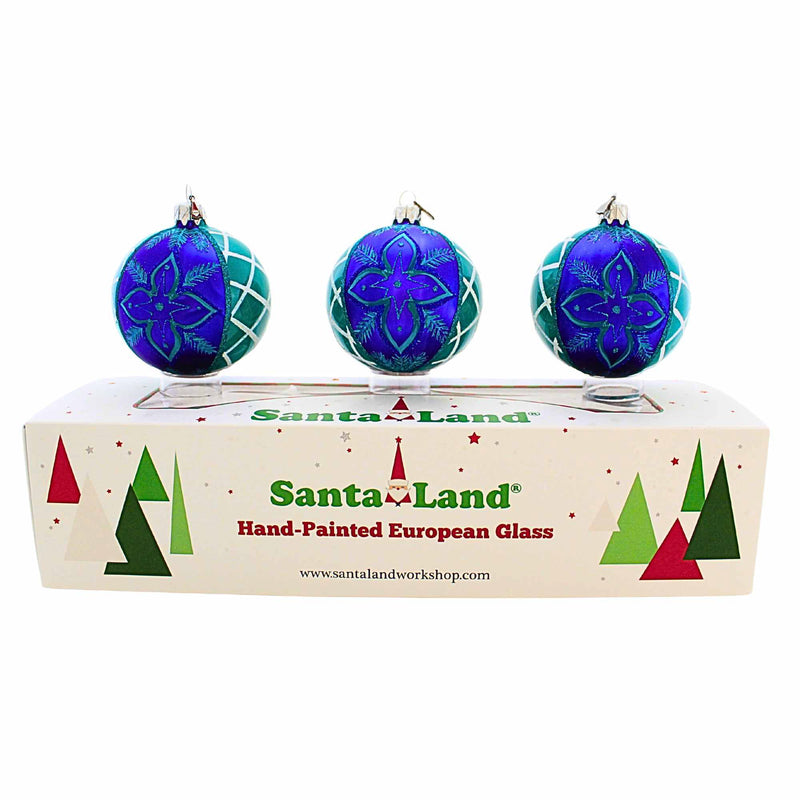 Santa Land Green Fleur-De-Orleans - - SBKGifts.com