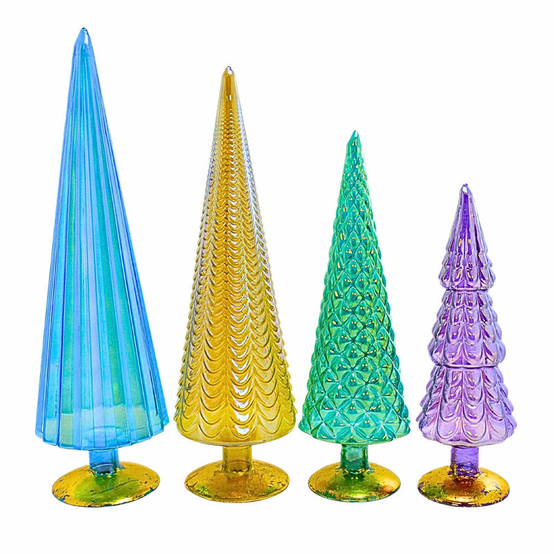 Cody Foster Jewel Tone Iridescent Trees - - SBKGifts.com