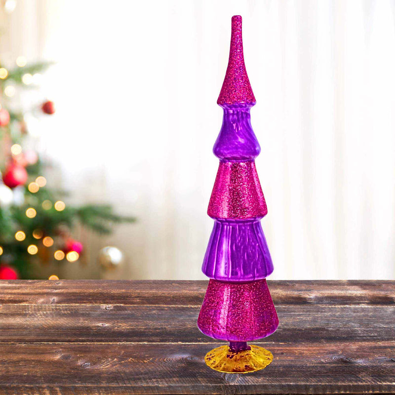 Cody Foster Single Purple Glass Hued Tree - - SBKGifts.com
