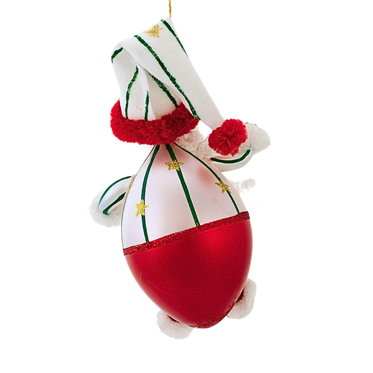 De Carlini Italian Ornaments Peppermint Papa - - SBKGifts.com