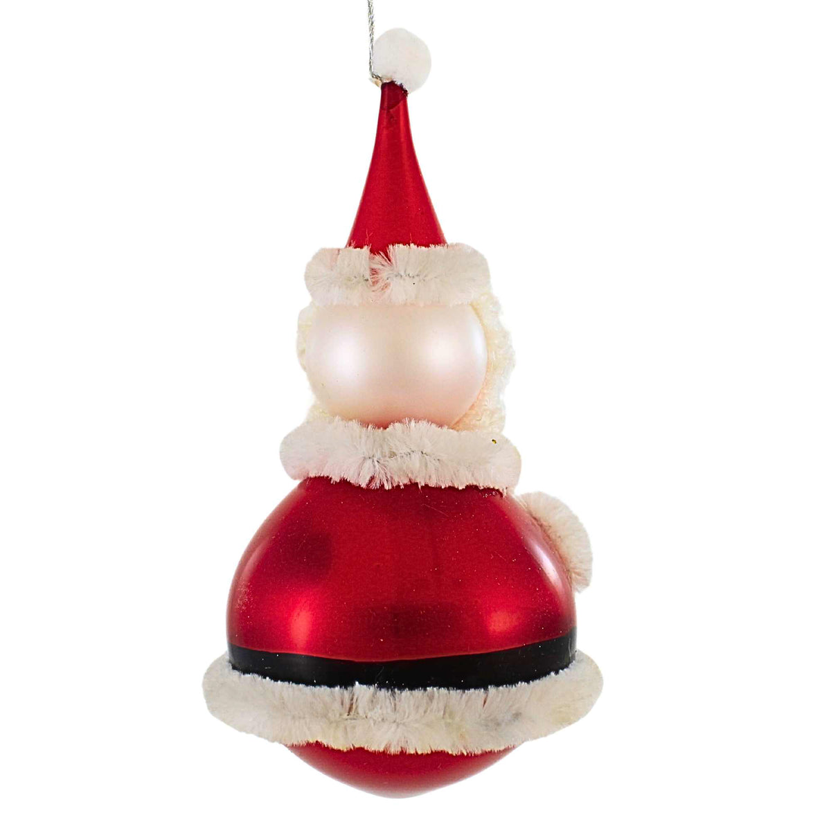 De Carlini Italian Ornaments Santa Tumble Top - - SBKGifts.com