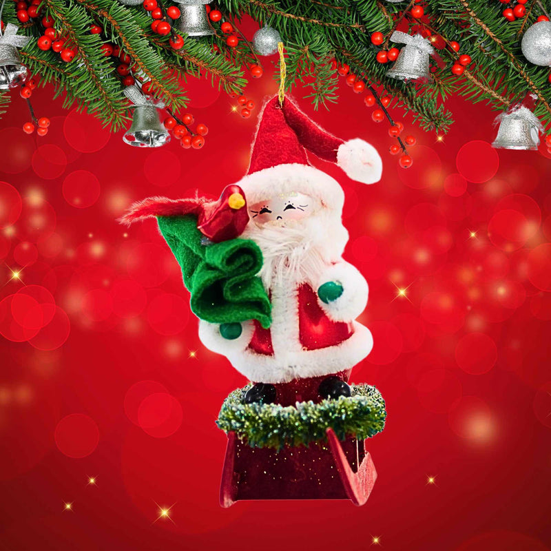 De Carlini Italian Ornaments Yuletide Messenger - - SBKGifts.com