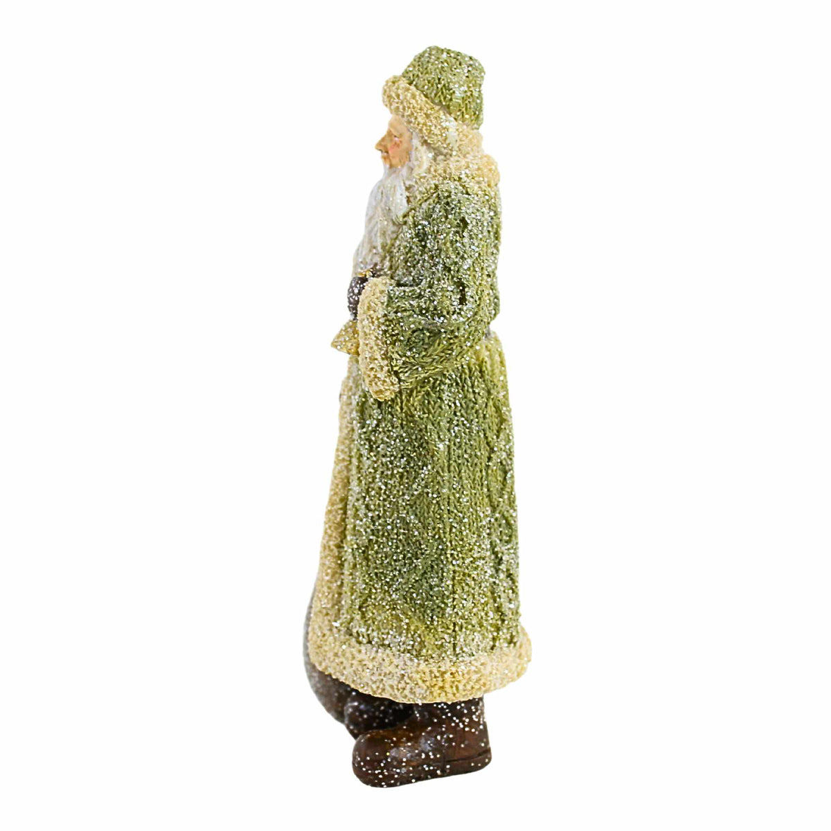 K & K Interiors Frosted Santa Bag - - SBKGifts.com