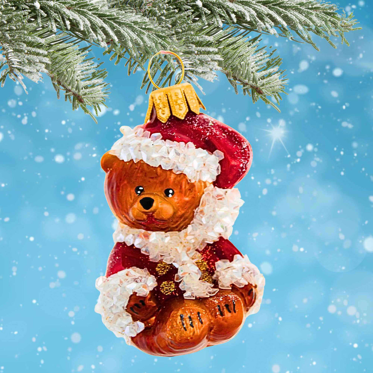 The Ornament King Trusty Teddy - - SBKGifts.com