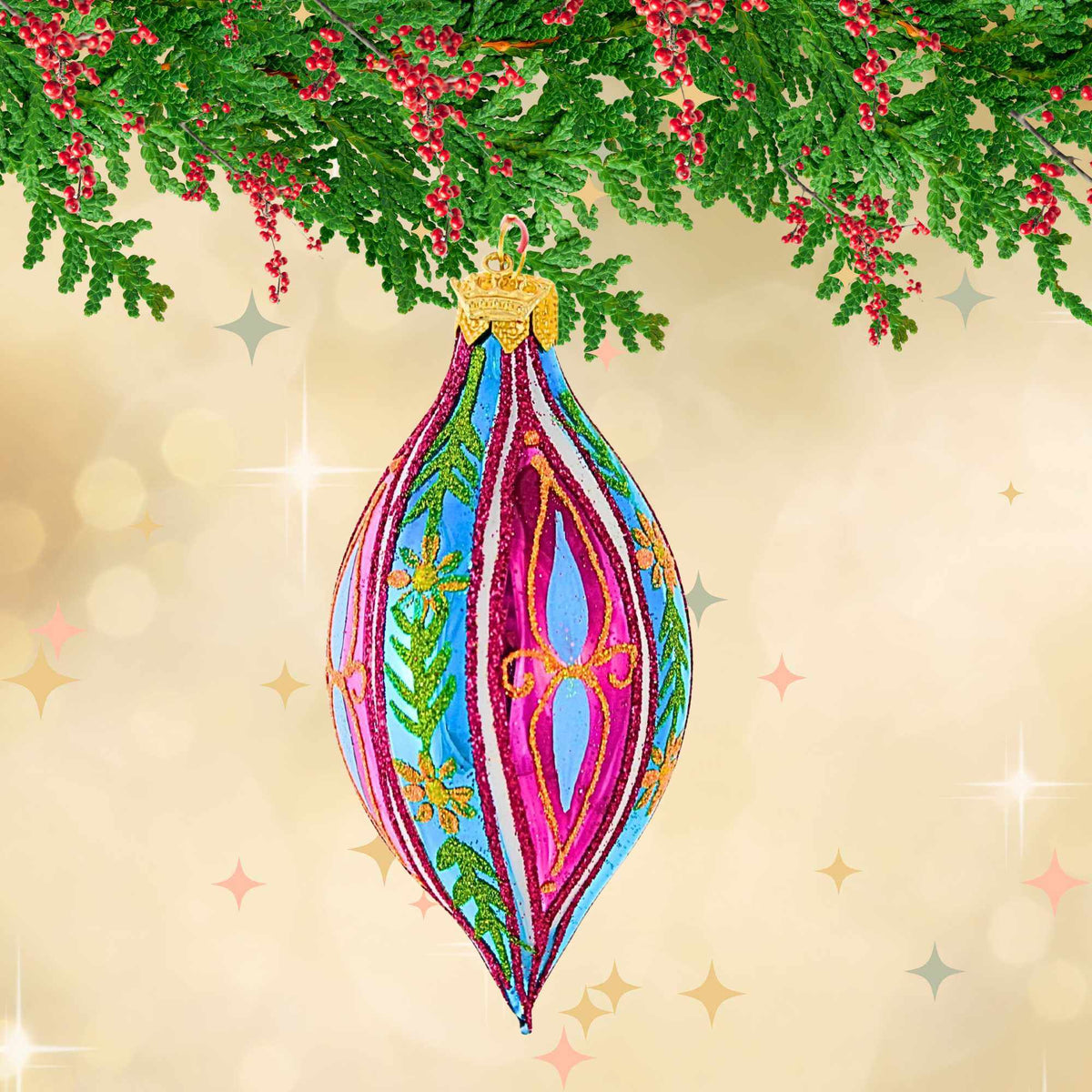 Pre-Order The Ornament King Mini Sparkler Pink - - SBKGifts.com