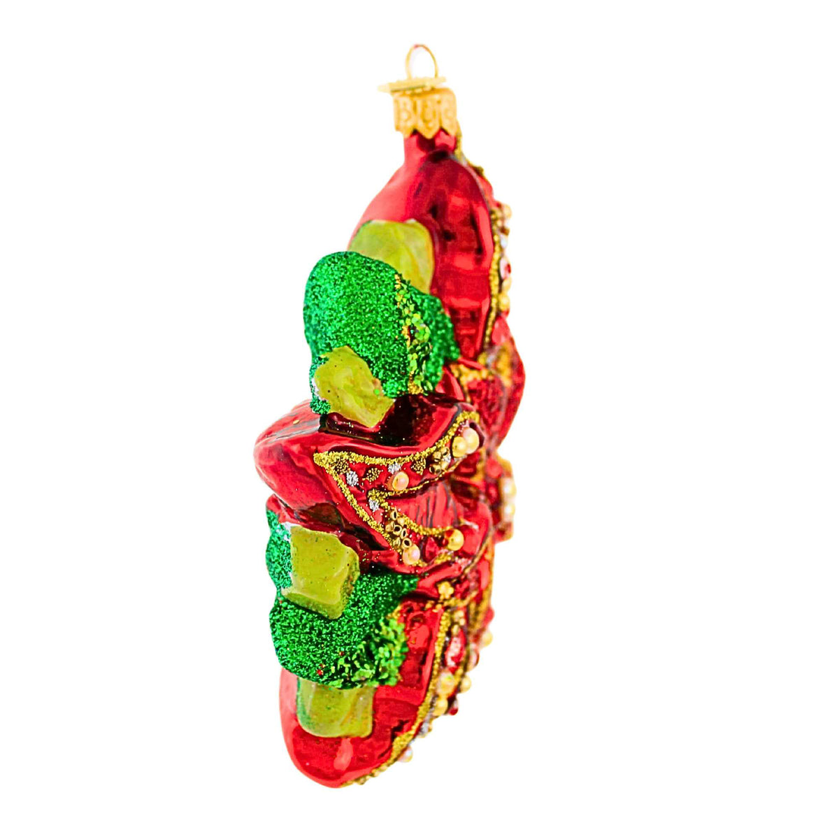 Ornament King Bright Blossom Red - - SBKGifts.com