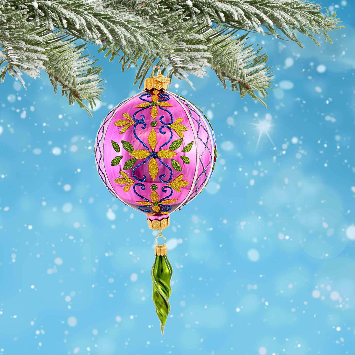 Ornament King Jazzy Flash Pink - - SBKGifts.com
