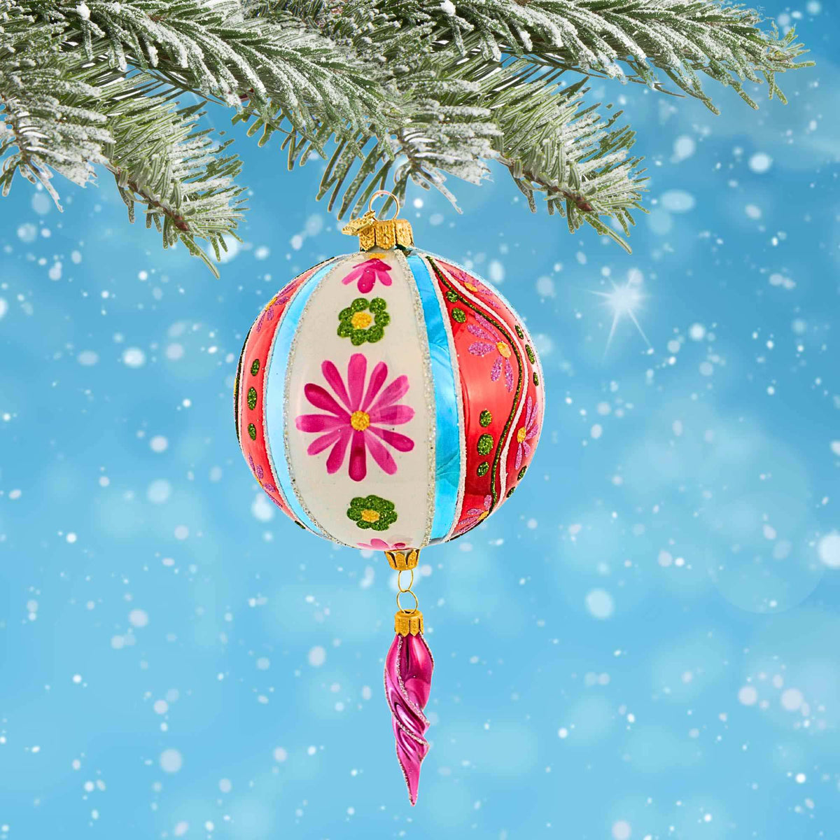 Ornament King Jazzy Flash Red - - SBKGifts.com