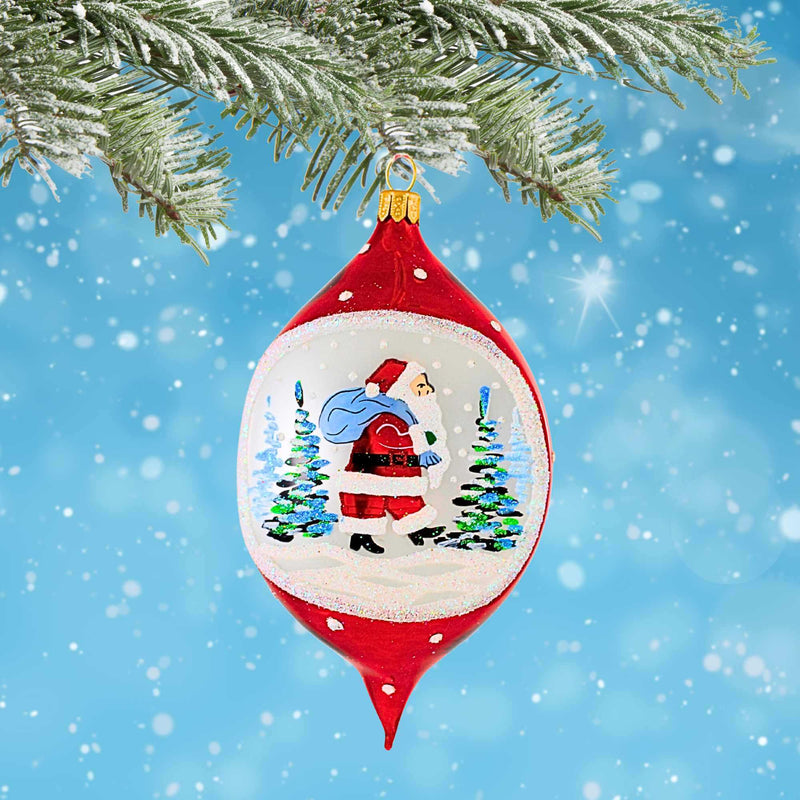 Ornament King Homeward Ho Santa - - SBKGifts.com