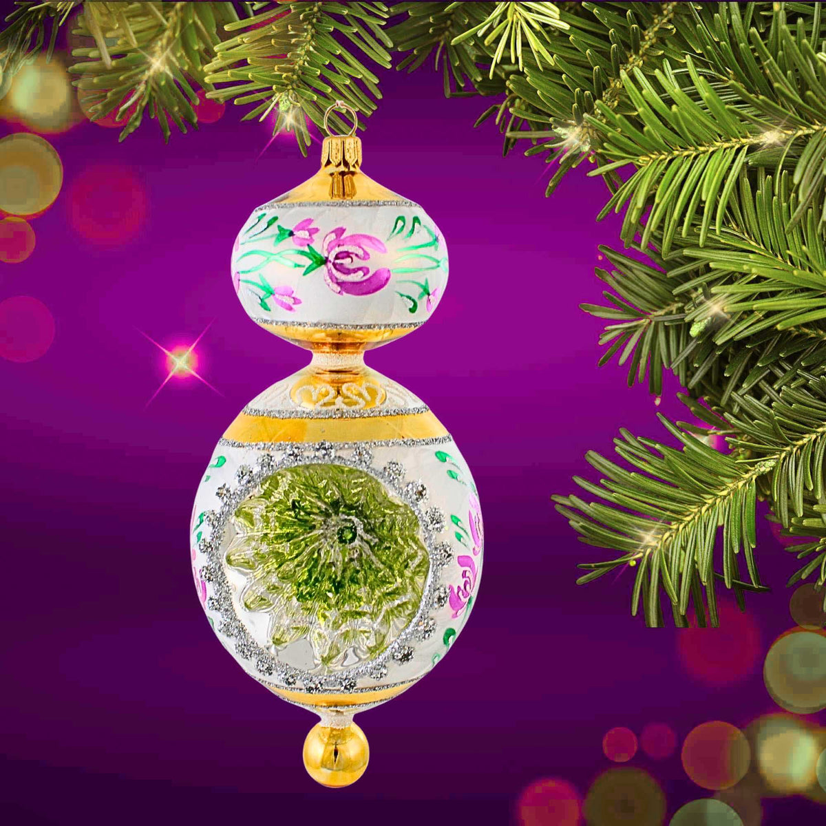 Ornament King Chantilly Lace Gold - - SBKGifts.com