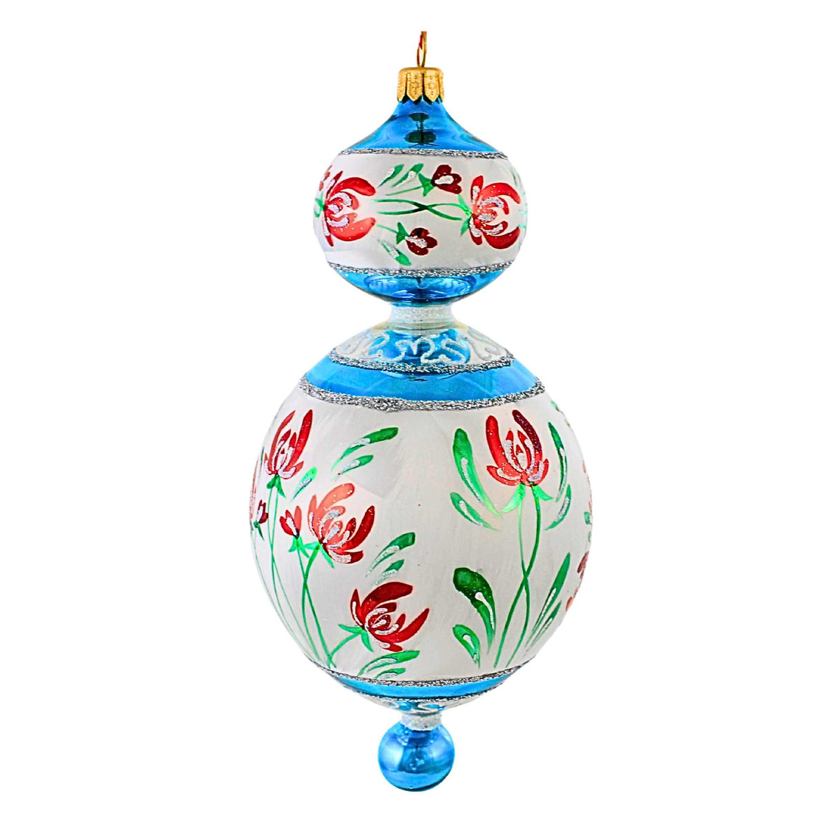 Ornament King Chantilly Lace Blue - - SBKGifts.com