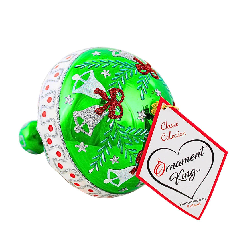 Ornament King Spin Top Green - - SBKGifts.com