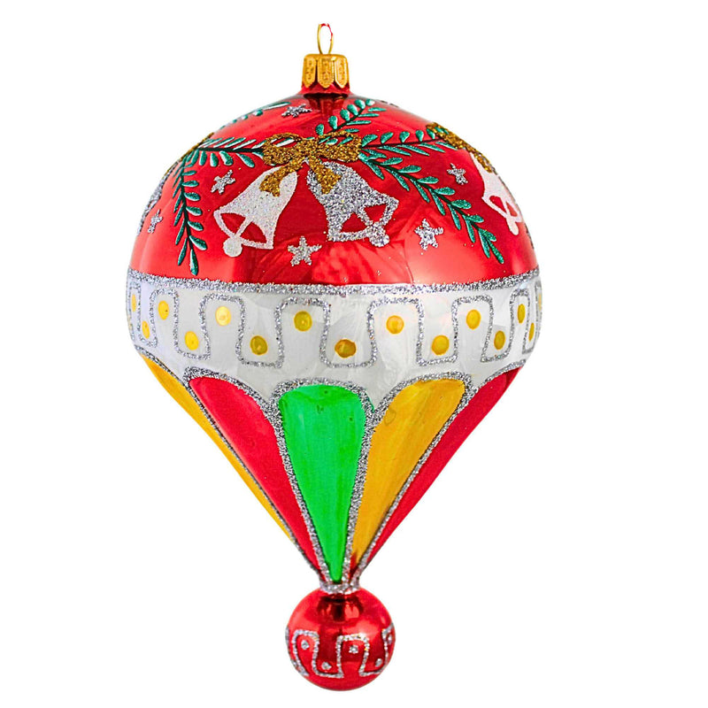 Ornament King Spin Top Red - - SBKGifts.com