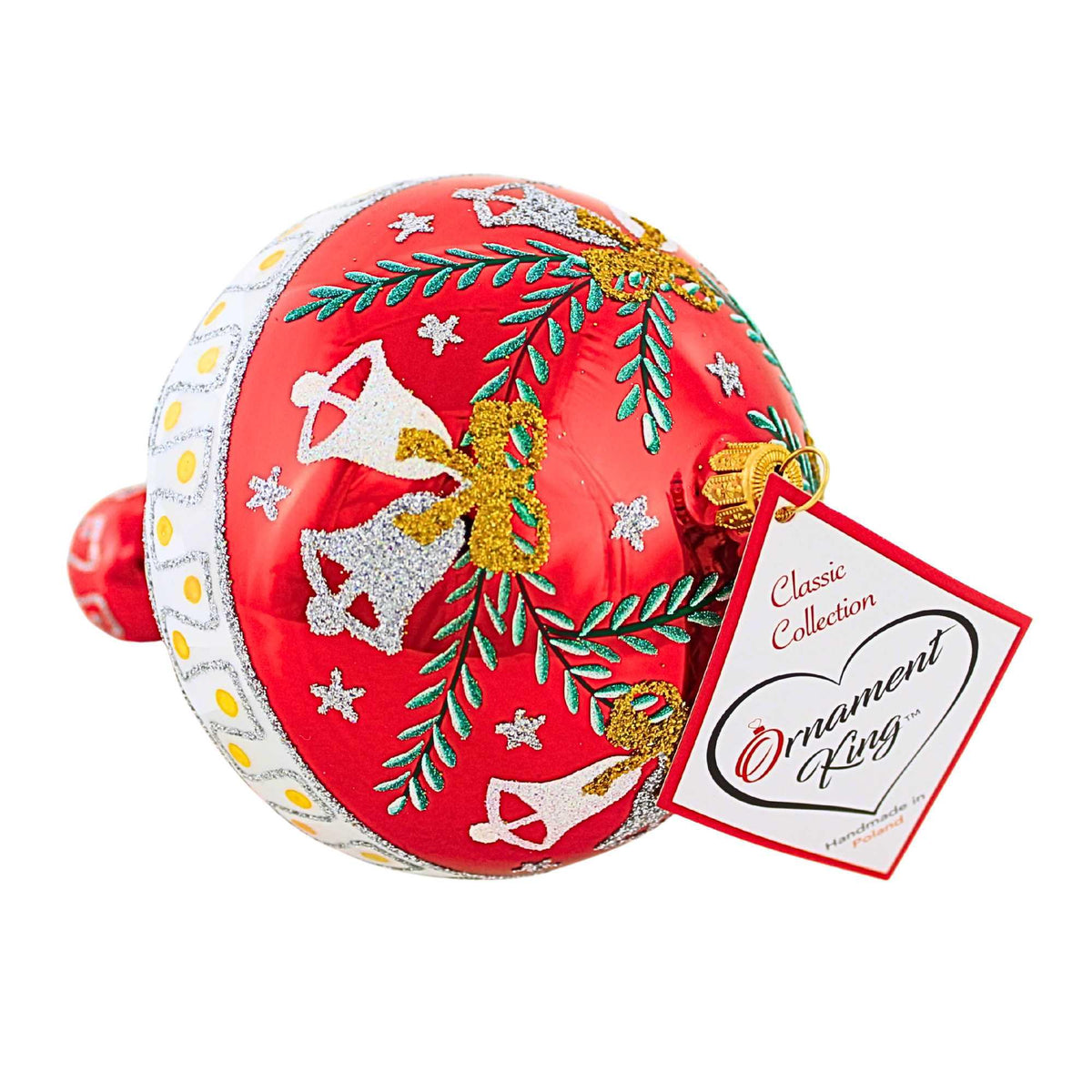 Ornament King Spin Top Red - - SBKGifts.com