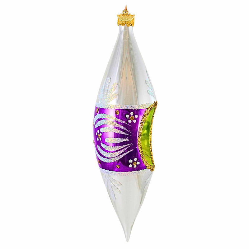 Ornament King Crystal Drops Purple - - SBKGifts.com