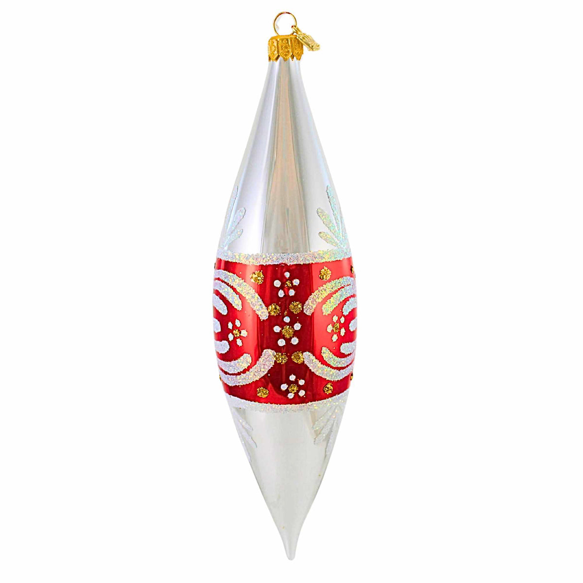 Ornament King Crystal Drops Red - - SBKGifts.com